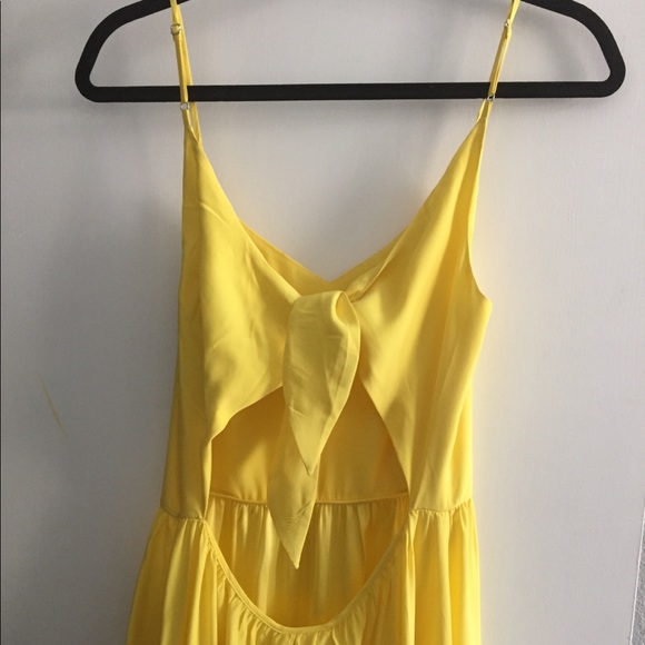 PARKER NWT Yellow Thin Strapped Sundress - Picture 4 of 8
